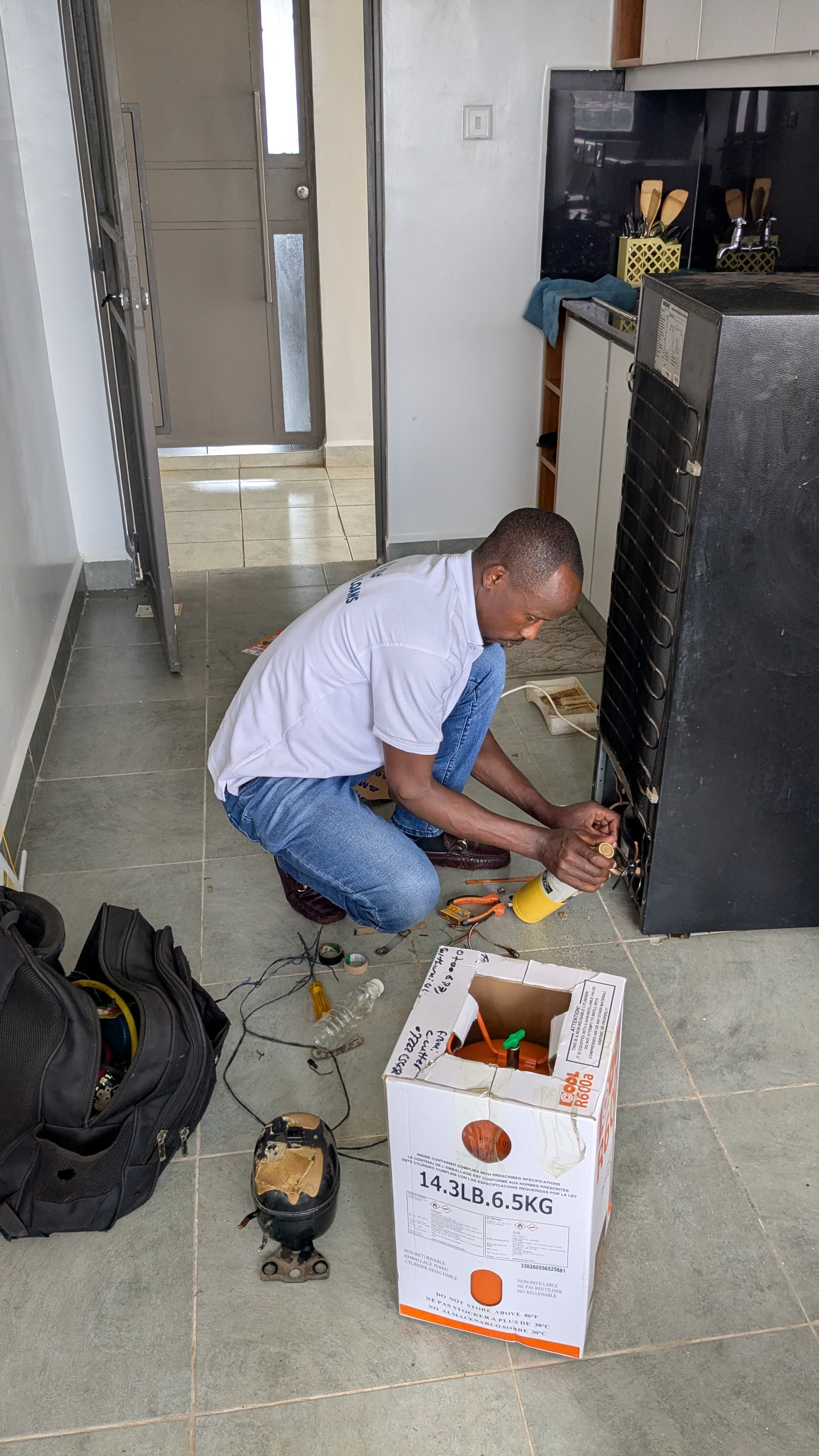 Appliance repair job